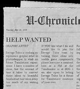 Image result for Wanted Newspaper