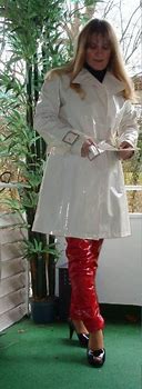 Image result for White PVC Clothing