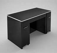 Image result for Black Desk with Drawers