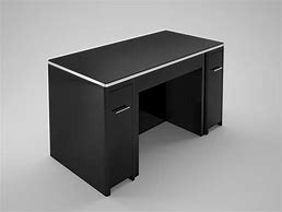 Image result for Black Desk Wood Top