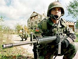 Image result for Bosnian War US Troops