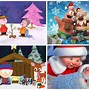 Image result for Cartoon Christmas Scene