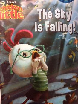 Image result for images chicken little the sky is falling book