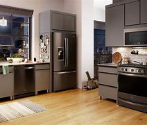 Image result for Kitchen Colors with Slate Appliances