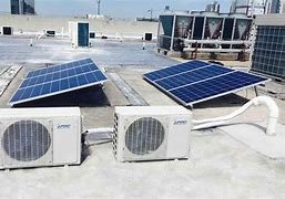 Image result for An Air Conditioner with Solar Penal