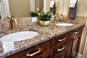 Image result for Bathroom Vanity with Granite Countertop