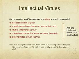 Image result for Intellectual Virtues