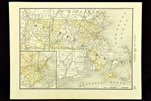 Image result for Massachusetts Map 1700