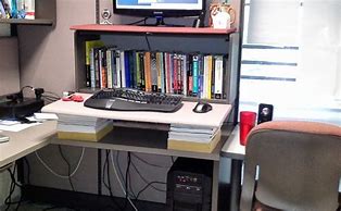 Image result for Standing Desk Library