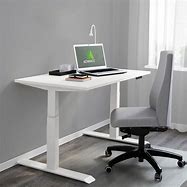 Image result for White Adjustable Height Desk