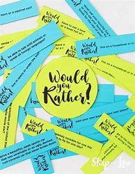 Image result for Would You Rather Elderly Printable
