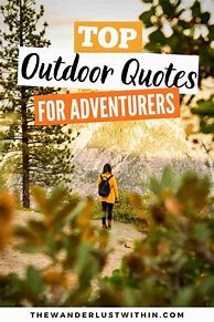 Image result for Quote for Outdoors