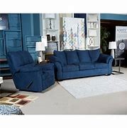 Image result for Blue Leather Sofa Ashley Furniture