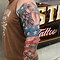 Image result for Waving American Flag Tattoo