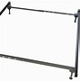 Image result for Queen Steel Wedge Lock Metal Bed Frame With Rug Rollers - Brookside