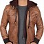 Image result for Men's Leather Jacket with Hood