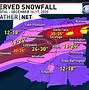 Image result for NY Snowfall Map