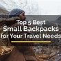 Image result for Small Travel Backpack for Men