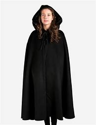 Image result for Black Long Cape Hoodie