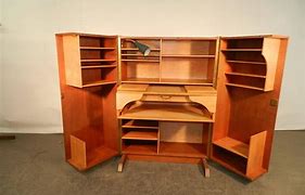 Image result for Home Office Desk with Hutch