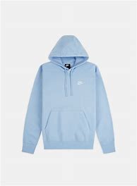Image result for Nike Club Fleece Pullover Hoodie Light Blue