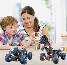 Image result for Adeept Picar-Pro Raspberry Pi Smart Robot Car Kit Programming 2-In-1 4WD Car Robot With 4-DOF Robotic Arm,Electronic DIY Robotics Kit For Teens And