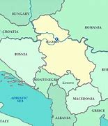 Image result for Map of Serbia Kosovo War