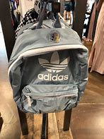 Image result for Gray and Blue Adidas School Backpacks