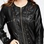 Image result for Studded Faux Leather Jacket
