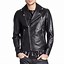 Image result for Men's Black Leather Jackets