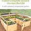 Image result for Greenes Premium Deep Cedar Raised Garden Bed 16" X 48" | Gardener's Supply