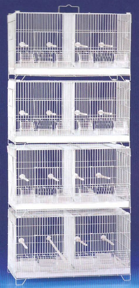 4 Combo Stackable Breeding Bird Cages Finches Aviaries Canary