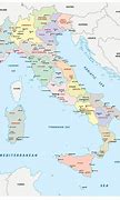 Image result for Map of Italy Showing Provinces