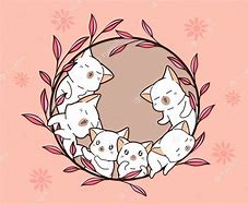 Image result for Spring Cat Cartoon