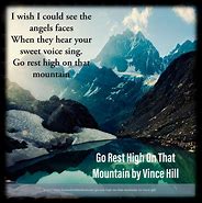 Image result for Vince Gill Go Rest High On That Mountain