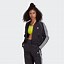 Image result for Adidas White Yellow Cropped Light Jacket Women