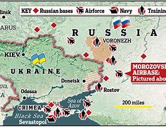 Image result for Russia Troops in Ukraine Map