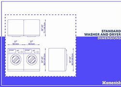 Image result for Washer and Dryer Dimensions