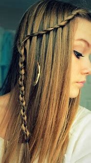 Image result for Braided Hairstyles Straight Hair