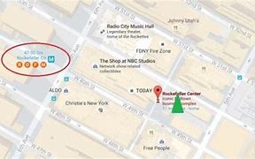 Image result for Christmas Tree Rockefeller Center Map