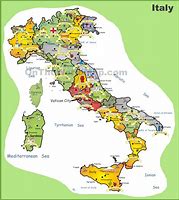 Image result for Italy Travel Map Printable
