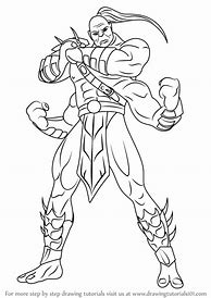 Image result for Mortal Kombat Drawings in Pencil Easy