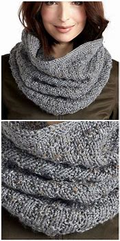 Image result for Free Knitted Cowl Scarves Patterns