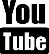 Image result for YouTube Logo TRANSPARENT White