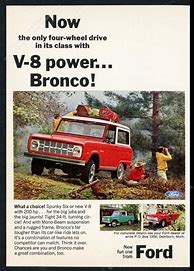Image result for Early Ford Bronco Advertisements