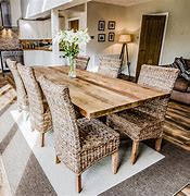 Image result for Reclaimed Solid Wood Dining Table