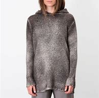 Image result for Long Grey Wool Hooded Pullover