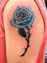 Image result for Blue Rose Tattoos for Men