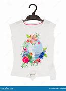 Image result for White T-Shirt with Flowers