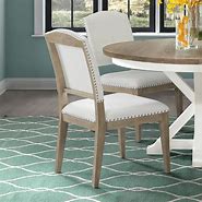 Image result for Cushioned Dining Room Chairs with Rollers